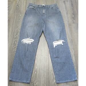 UNIVERSAL THREAD Jeans Vintage Straight Size 12/31R Women Distressed Gray